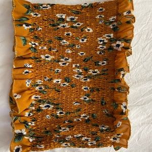 NWOT Peplum Tube Top!